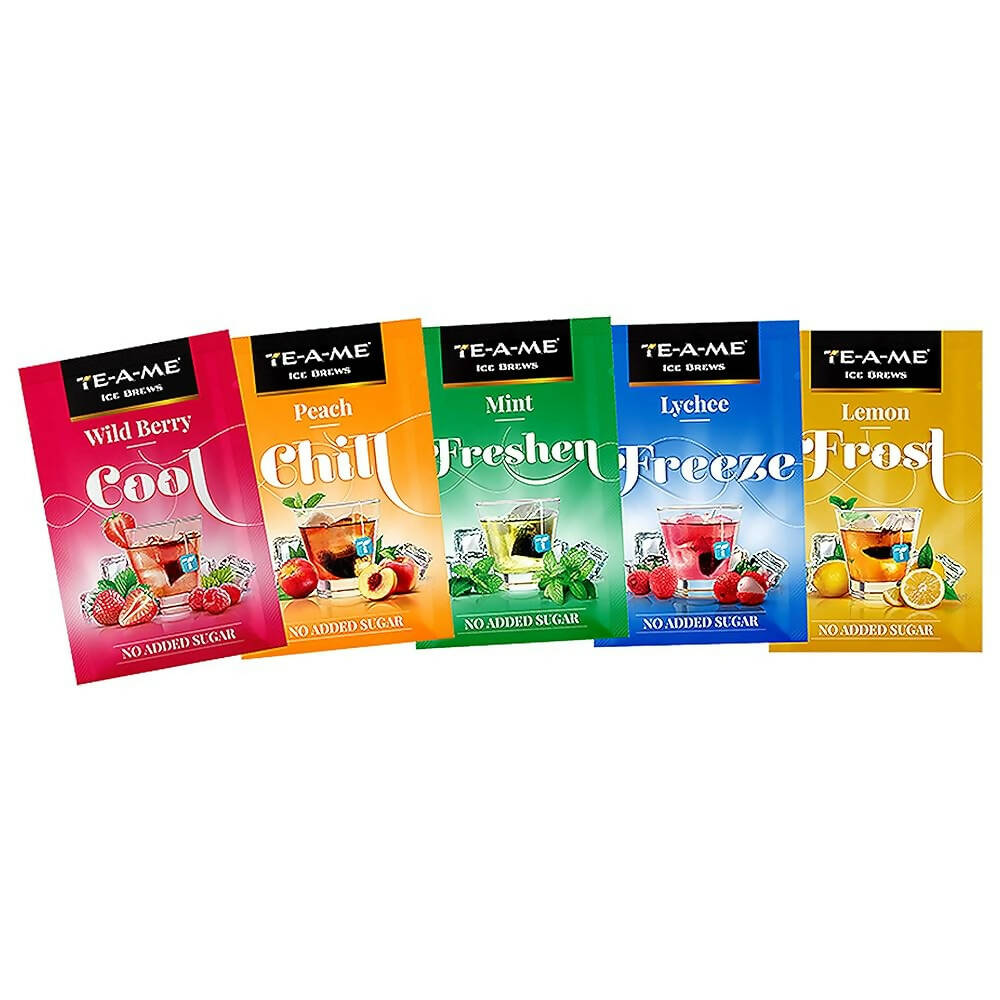 TE-A-ME Assorted Ice Infusion Tea Bags, 5 Delicious Flavor - Distacart