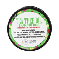 Thumbnail for Nature's Destiny Tea Tree Oil Shampoo Bar