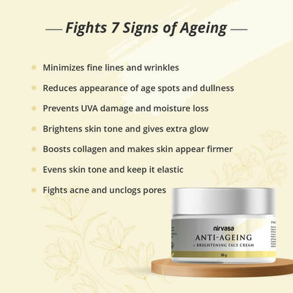Nirvasa Anti-Ageing & Brightening Cream - Distacart