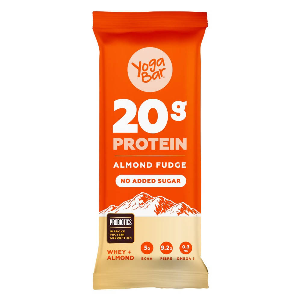Yoga Bar Almond Fudge No Added Sugar Protein Bars