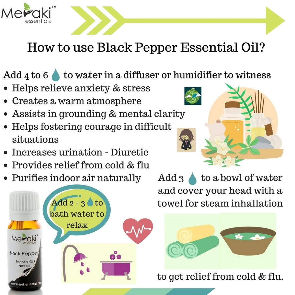 Meraki Essentials Black Pepper Essential Oil - Distacart