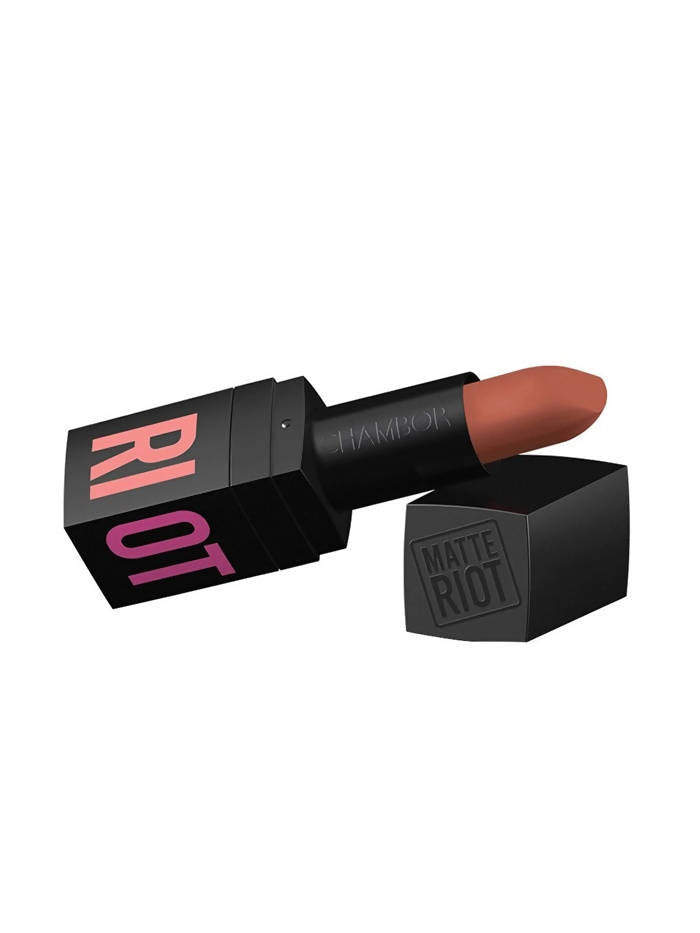 Chambor Beige Matte Riot Bergamot Orange Lipstick 281 - Distacart