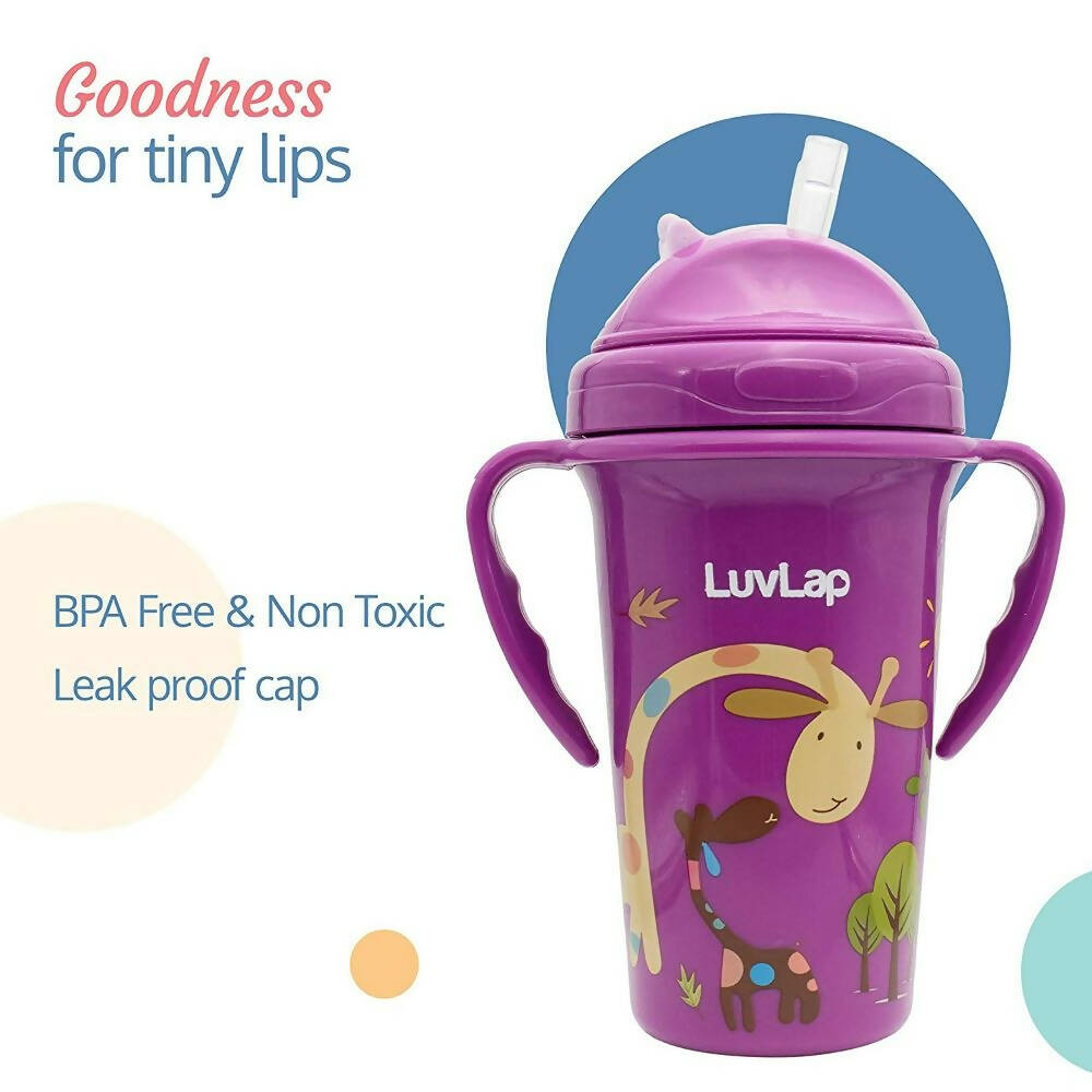 LuvLap Tiny Giffy Sipper for Infant/Toddler Anti-Spill Sippy Cup - Distacart