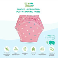 Thumbnail for Kindermum Polka-Stars Set Of 2 Training Pants For Kids - Distacart