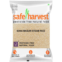 Thumbnail for Safe Harvest Sona Masuri Steam Rice - Distacart