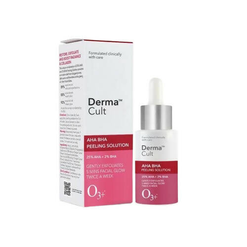 Professional O3+ Derma Cult 25% AHA + BHA 2% Peeling Solution Serum - Distacart