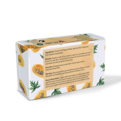 Mirah Belle Papaya Apricot Brightening Soap - Distacart
