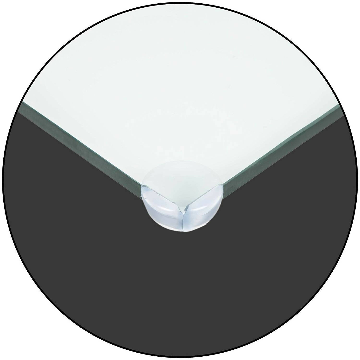 Safe-O-Kid Kids And Infants Safety- Beautiful Transparent Ball Shaped Corner Caps - Distacart