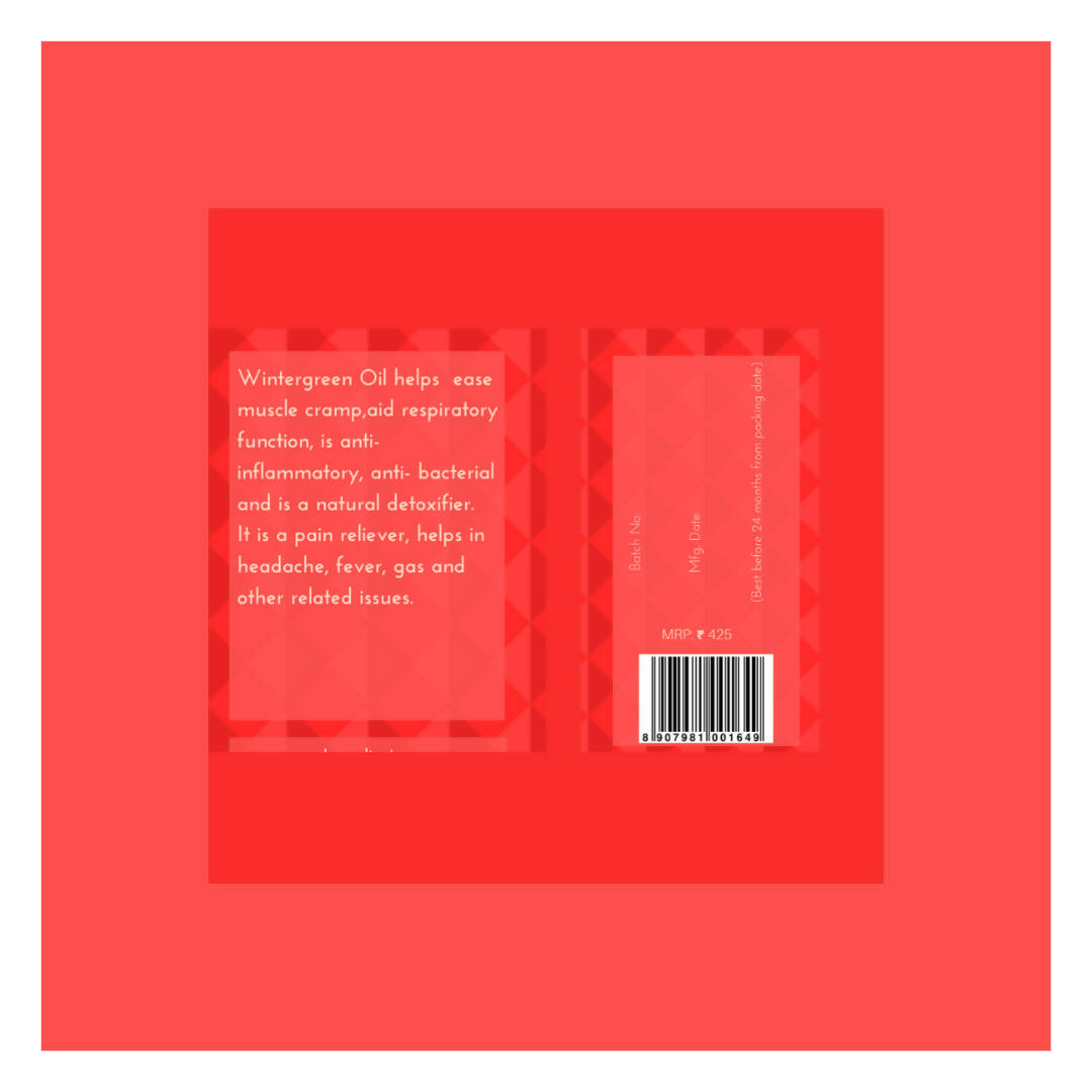 Oilcure Wintergreen Oil - Distacart