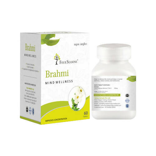 Four Seasons Brahmi Mind Wellness Tablet - Distacart