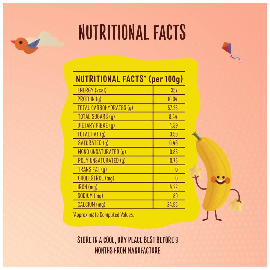 Timios Melts Banana And Strawberry Finger Food For Babies Nutritional Facts