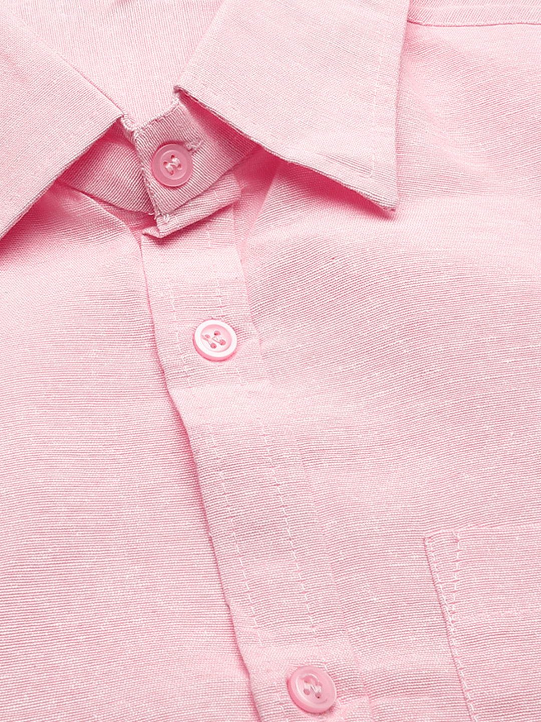 RIAG Pink Men's Full Sleeves Solid Shirt - Distacart