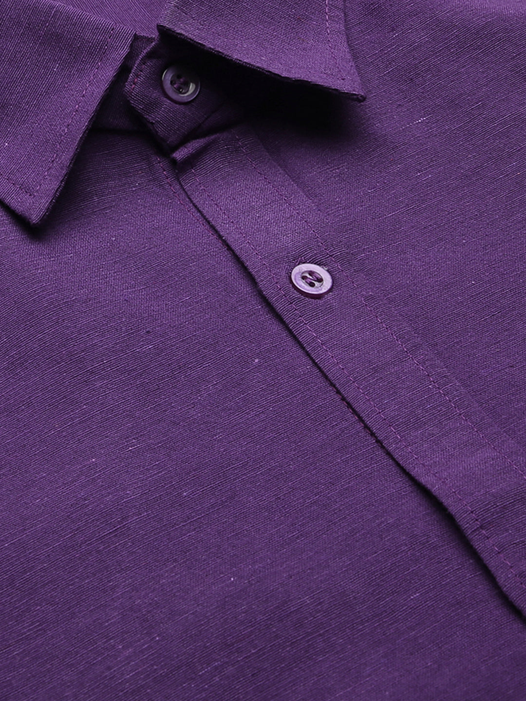 RIAG Purple Men's Full Sleeves Solid Shirt - Distacart