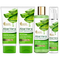 Thumbnail for Oriental Botanics Aloe Vera, Green Tea & Cucumber Skin Hydrating Combo
