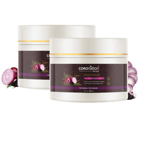 Coronation Herbal Red Onion & Black Seed Oil Hair Mask - Distacart