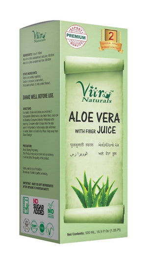Vitro Naturals Aloe Vera Juice With Fiber Juice - Distacart