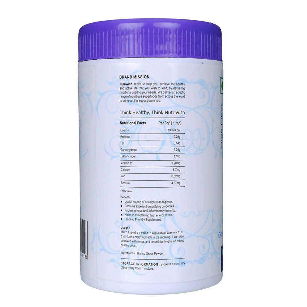 Nutriwish Barley Grass Powder - Distacart