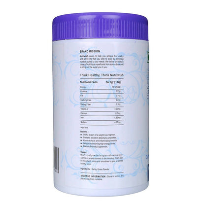 Nutriwish Barley Grass Powder - Distacart