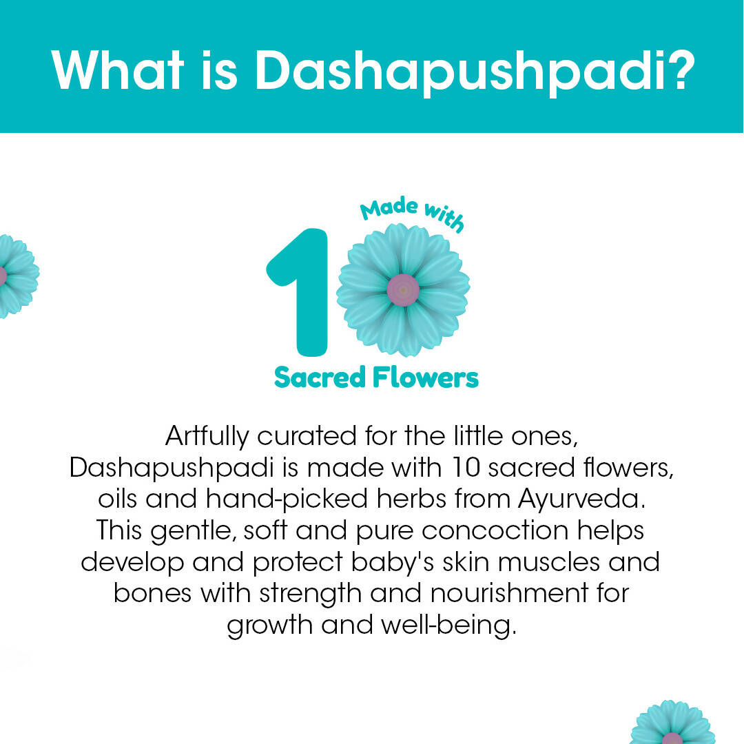 TAC - The Ayurveda Co. Dashapushpadi Ayurvedic Baby Body Wash For Cleansing & Nourishing Skin - Distacart