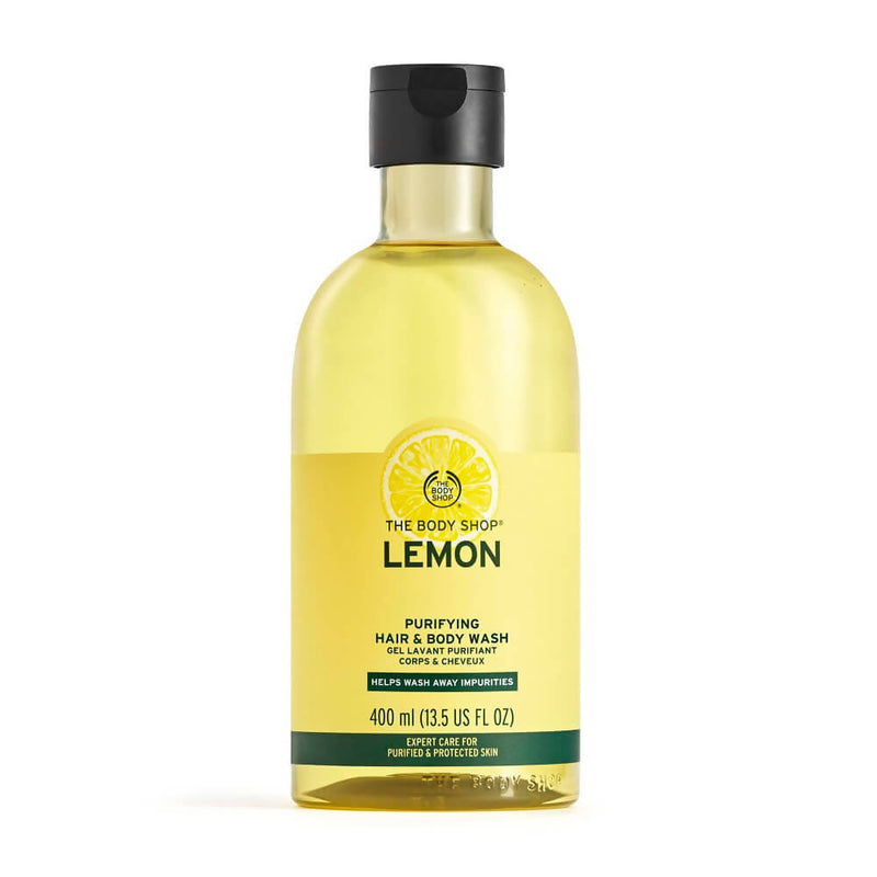 The Body Shop Lemon Purifying Hair &amp; Body Wash 400 ml