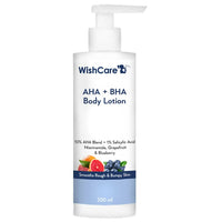 Thumbnail for WishCare 10% AHA + 1% BHA Body Lotion for Smooths Rough & Bumpy Skin - Distacart