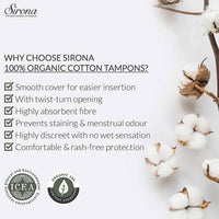 Thumbnail for Sirona Heavy Flow Organic Cotton Tampons