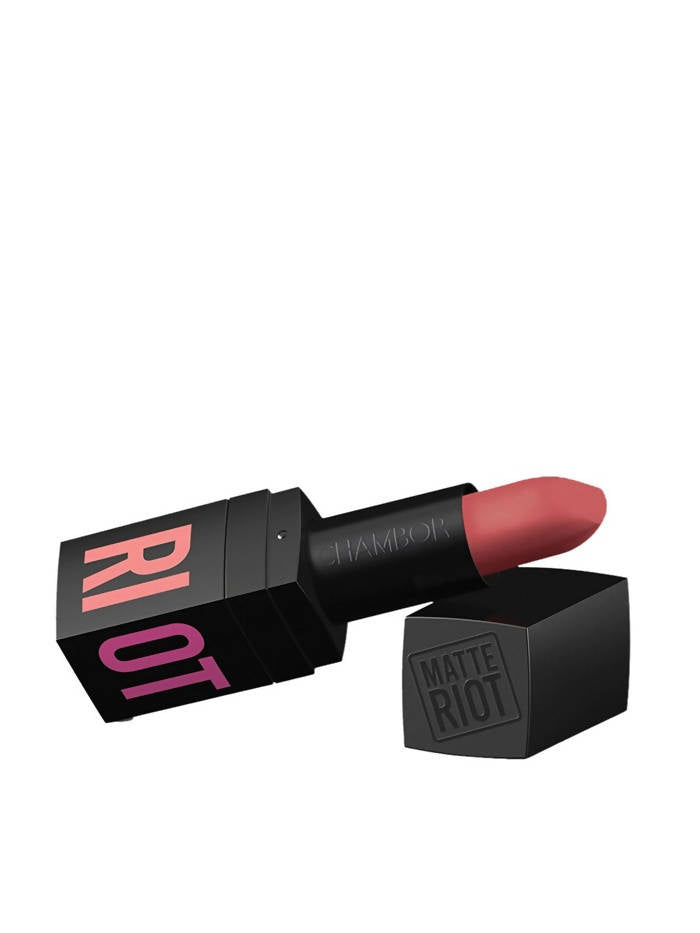 Chambor Long Lasting Matte Riot Lipstick - Fire Engine 253