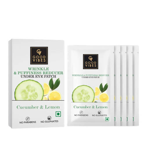 Good Vibes Cucumber & Lemon Wrinkle & Puffiness Reduction Under Eye Patch