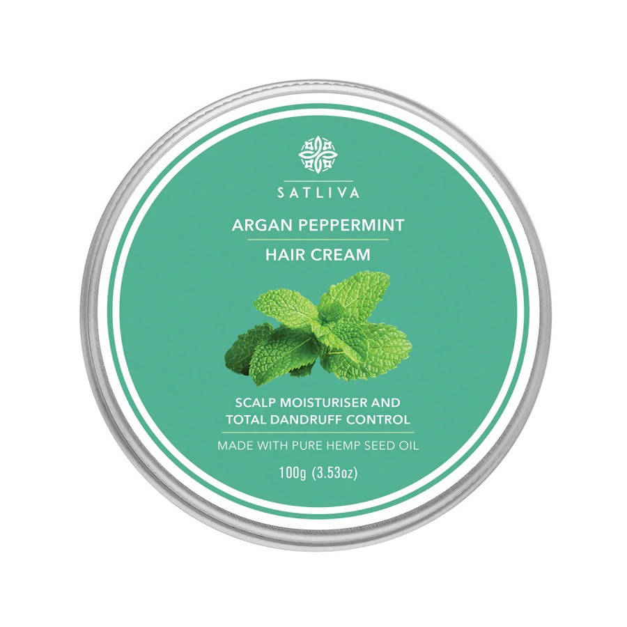 Satliva Argan Peppermint Hair Cream - Distacart