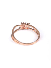 Thumbnail for Priyaasi Women American Diamond Rose Gold Plated Ring - Distacart