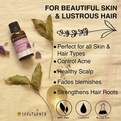 Soulflower Lavender Essential Oil - Distacart