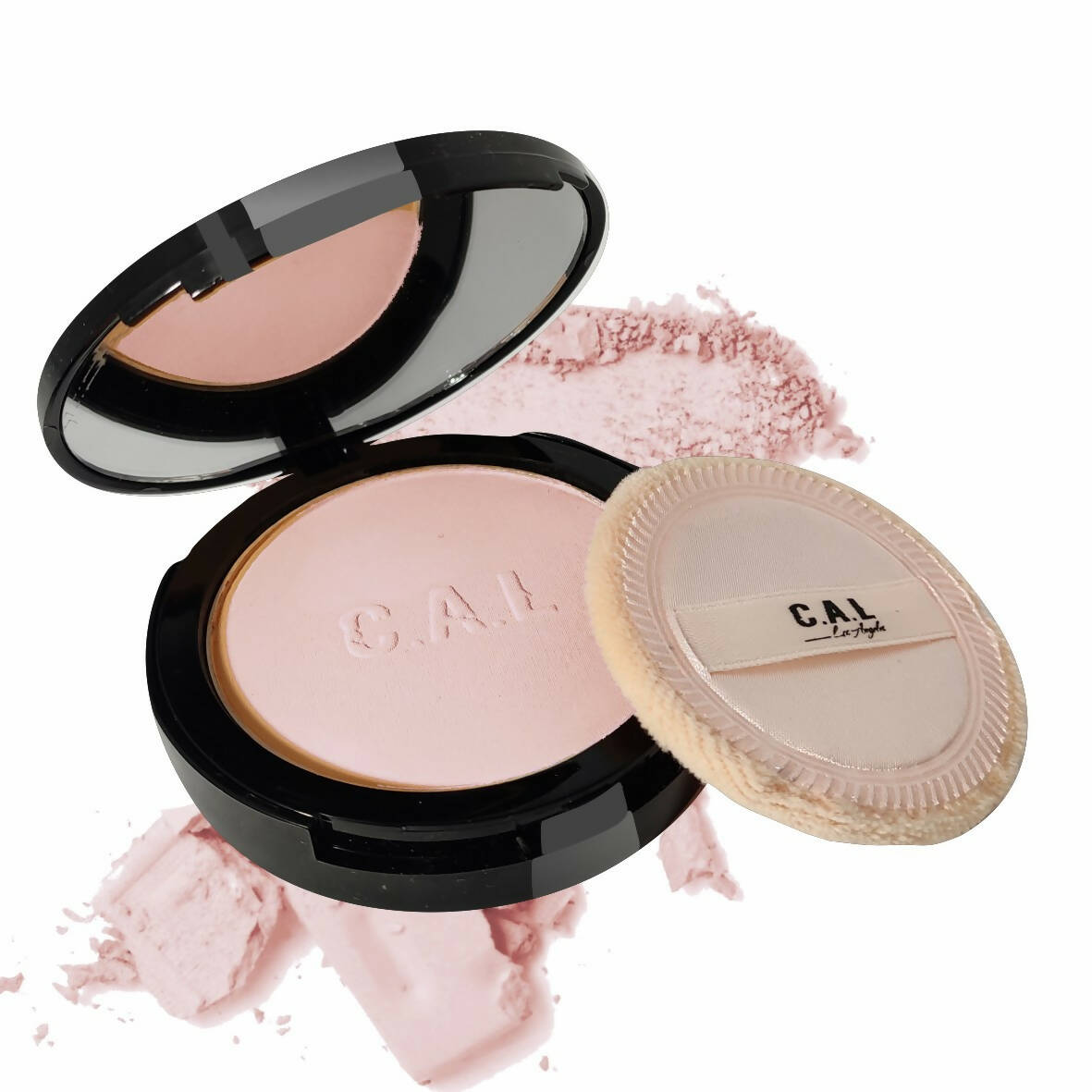 CAL Los Angeles Finish Up Matte Compact -Pink - Distacart