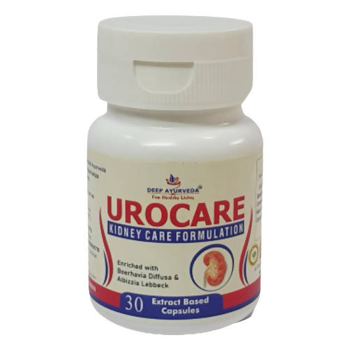 Deep Ayurveda Urocare 500mg Veg Capsules - Distacart