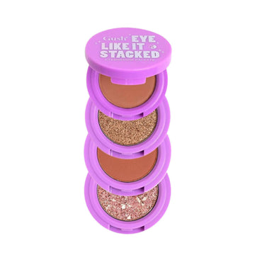 Gush Beauty Eye Like It Stacked - Summer sundowner- 4 in 1 - Brick Brown, Toasted Coffee, Bronze Terracotta & Champagne Shimmer - Distacart