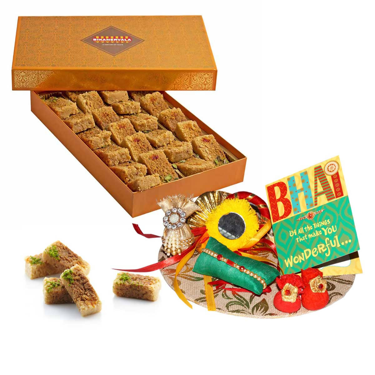 Bikanervala Milk Cake Rakhi Gift - Distacart