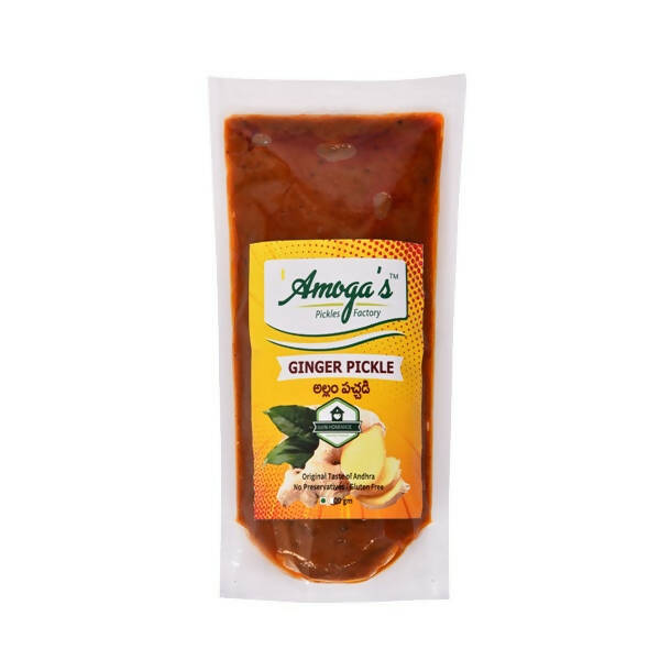 Amoga's Pickles Factory Ginger Pickle Andhra Style - Distacart