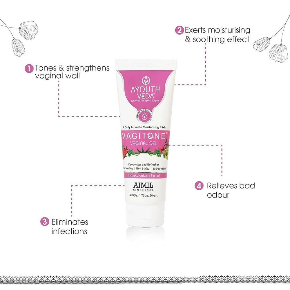 Ayouthveda Vagitone Vaginal Gel - Distacart
