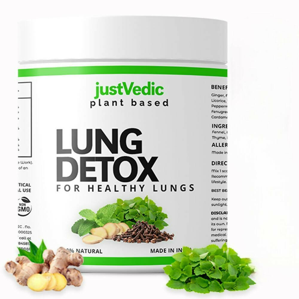 Just Vedic Lung Detox Drink Mix - Distacart