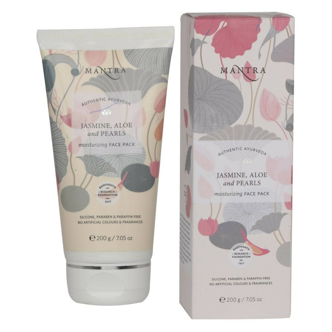 Mantra Herbal Jasmine, Aloe and Pearls Moisturizing Face Pack - Distacart