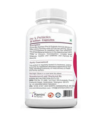 Thumbnail for Ramini Bio Nutrition Pre & Probiotics 30 Billion Veg Capsules - Distacart