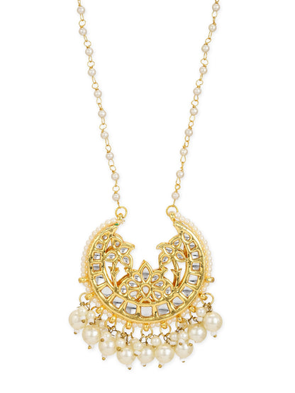 White Gold-Plated Brass Chain - Ruby Raang - Distacart