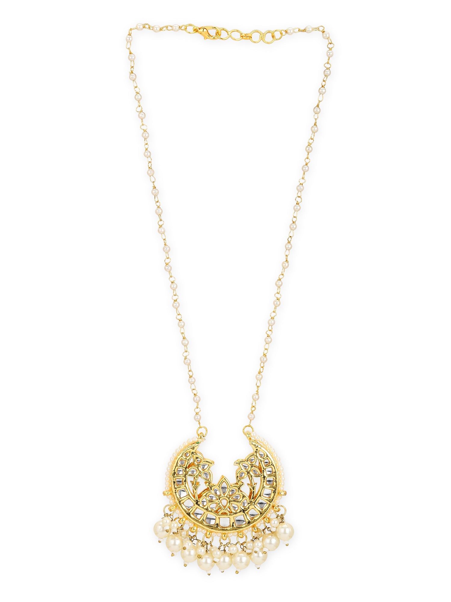White Gold-Plated Brass Chain - Ruby Raang - Distacart