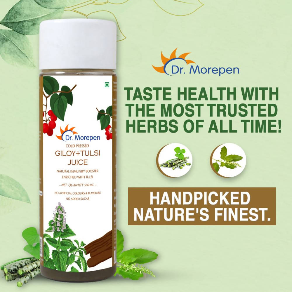 Dr. Morepen Cold Pressed Giloy + Tulsi Juice - Distacart