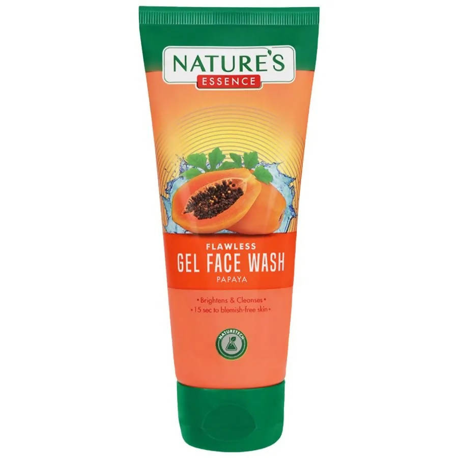 Nature's Essence Flawless Gel Face Wash (Papaya) - Distacart