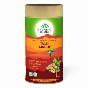 Organic India Tulsi Ginger Tea Tin