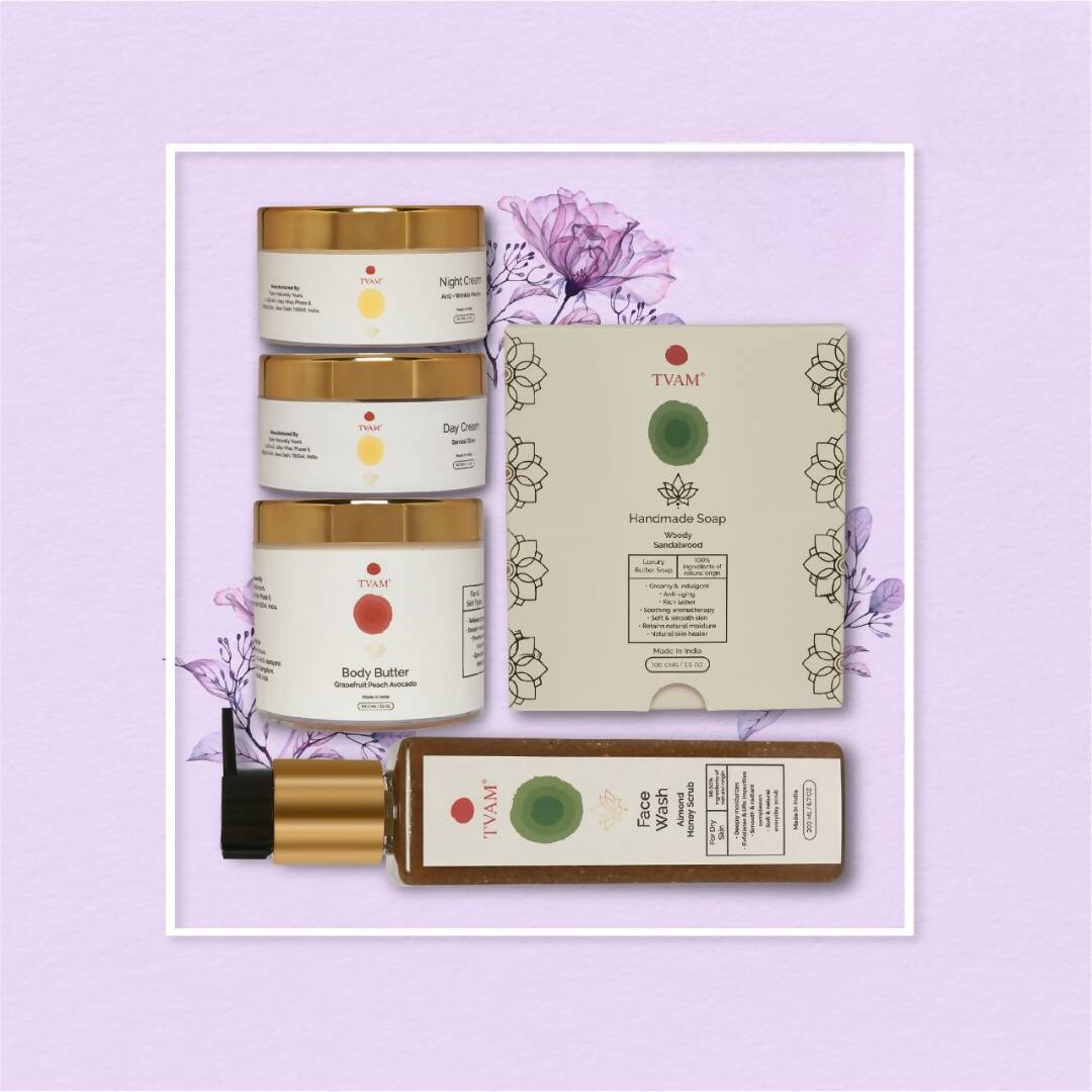 Tvam Daily Body/Face Care Package (Dry Skin) - Distacart