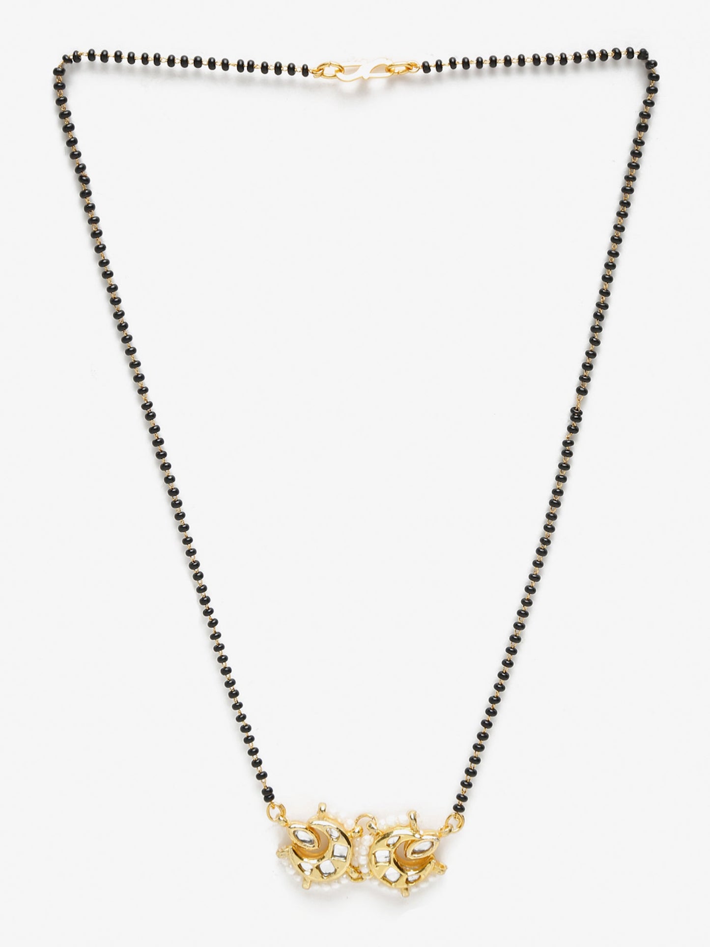 Gold-Plated Kundan Mangalsutra - Ruby Raang - Distacart