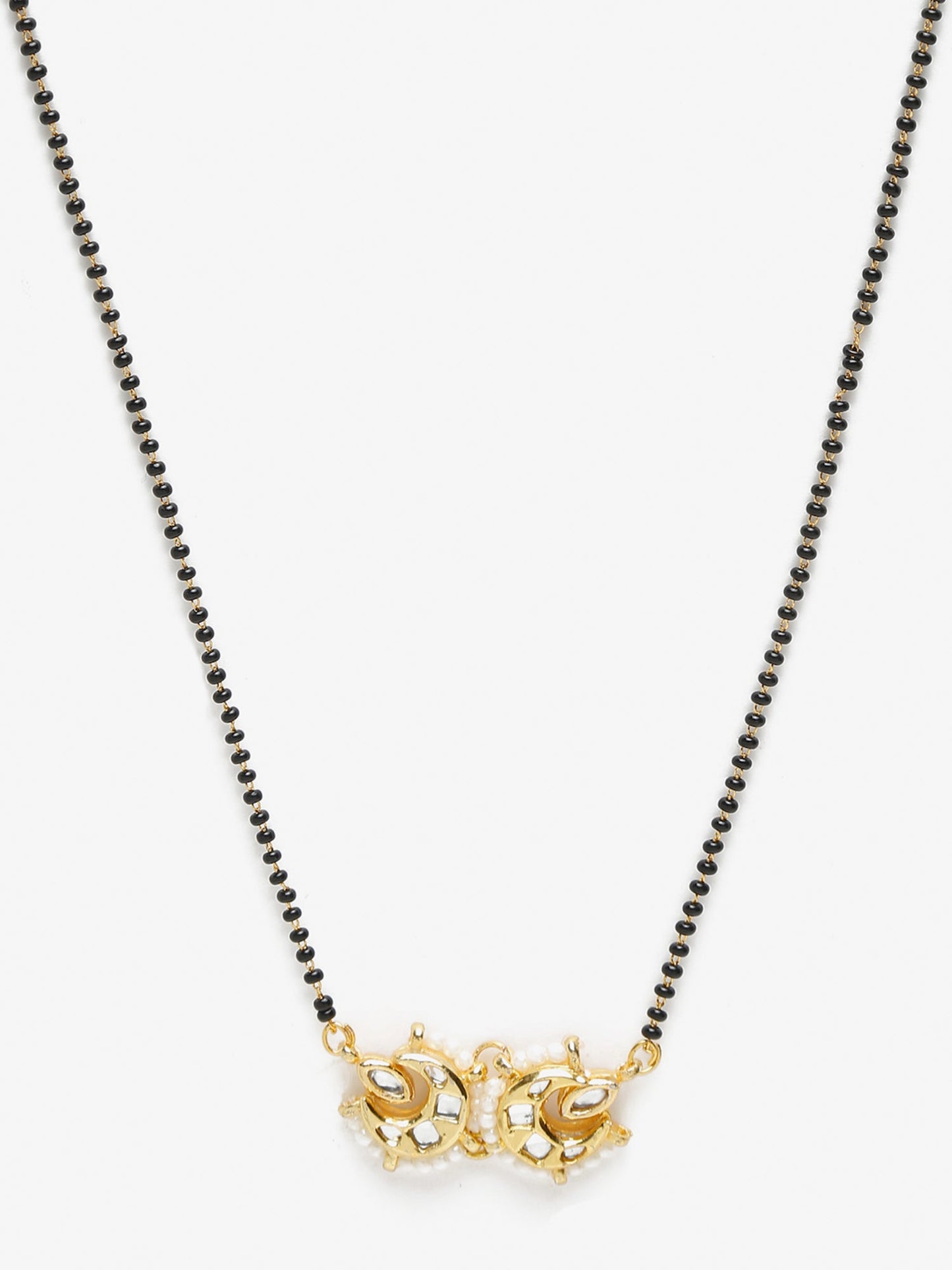 Gold-Plated Kundan Mangalsutra - Ruby Raang - Distacart