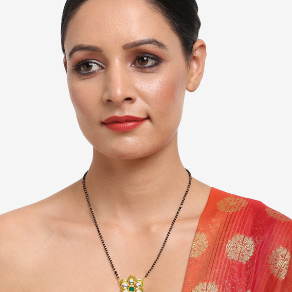 Women's Kundan Mangalsutra - Ruby Raang - Distacart