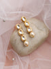 Gold-Toned Contemporary Ear Cuff Earrings - Ruby Raang - Distacart